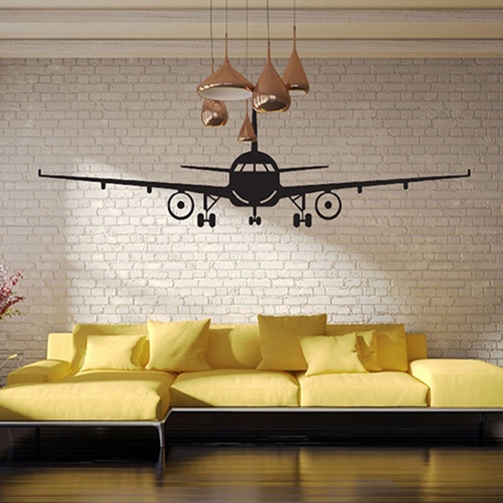 Miếng Dán Tường Trang Trí Hình Máy Bay 3D Nhiều Kích Cỡ Khác Nhau DIY
