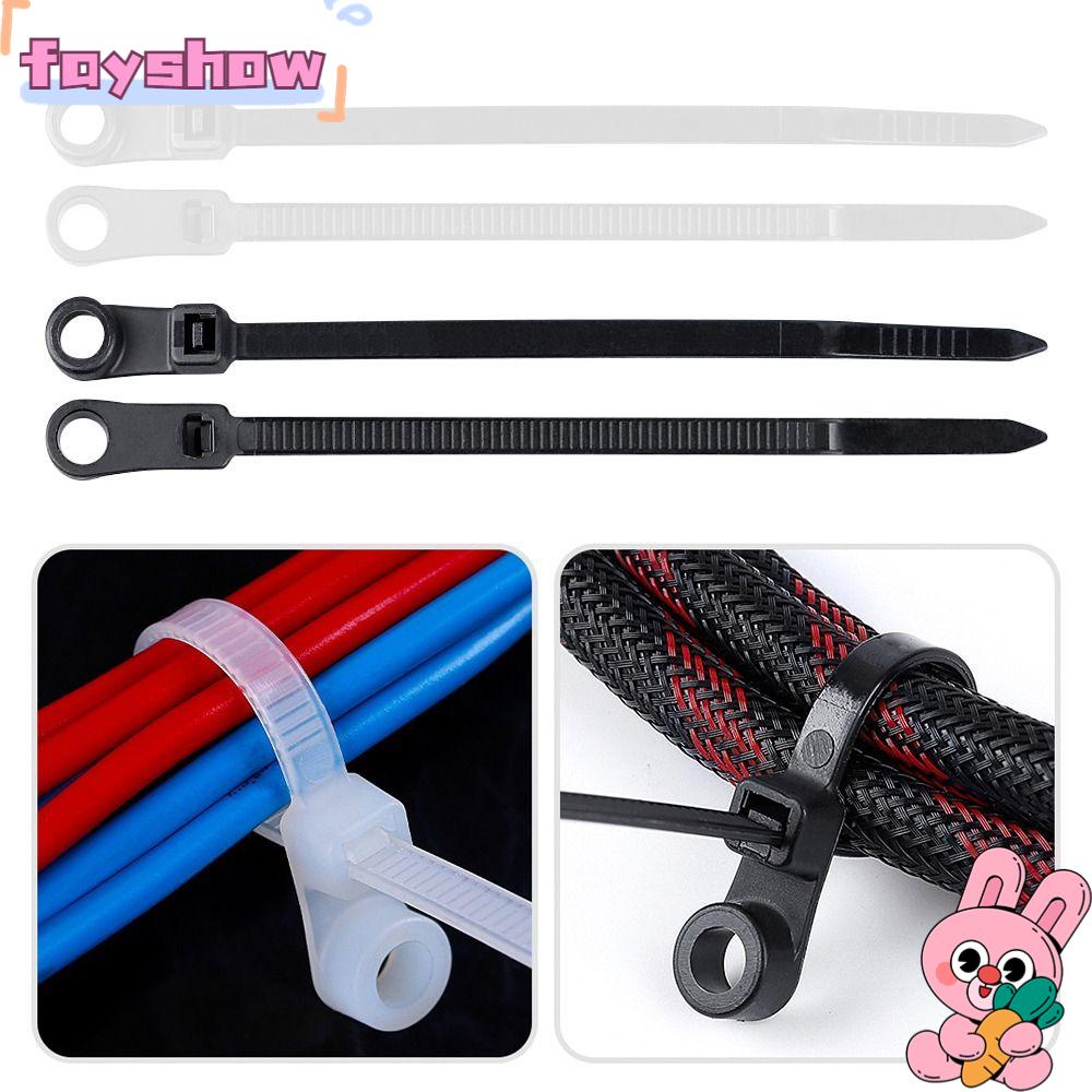 Set 100 Dây Rút Nhựa Nylon Cố Định Dây Cáp Tiện Lợi