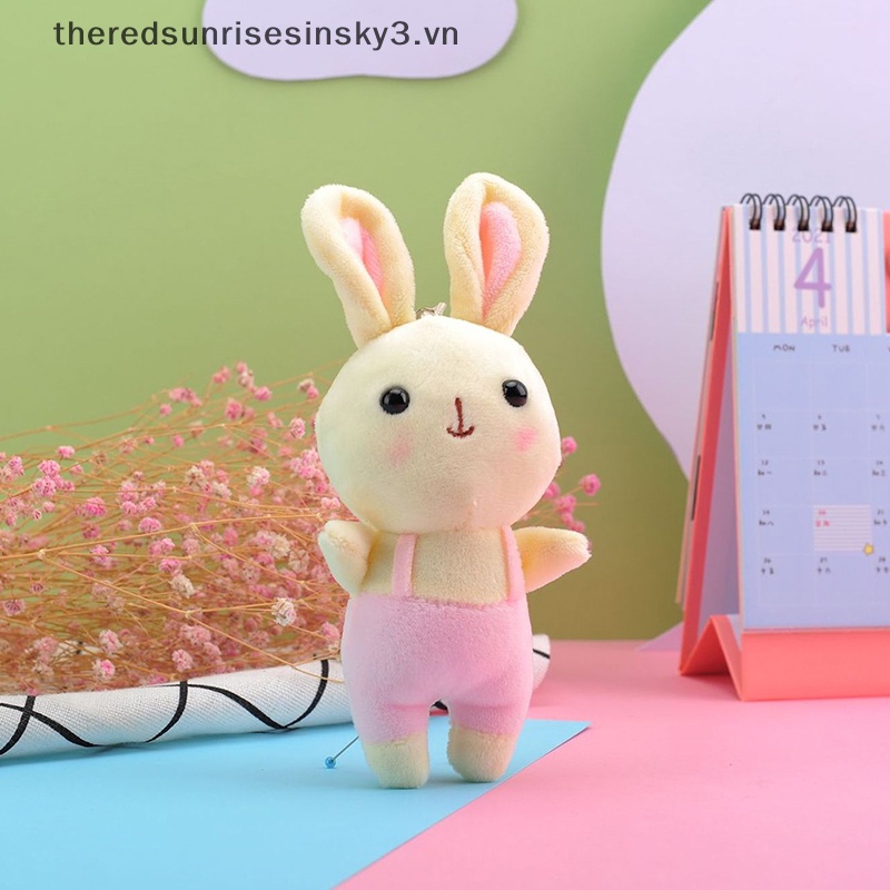 Móc Khóa Thỏ Nhồi Bông 12CM Đáng Yêu Thời Trang