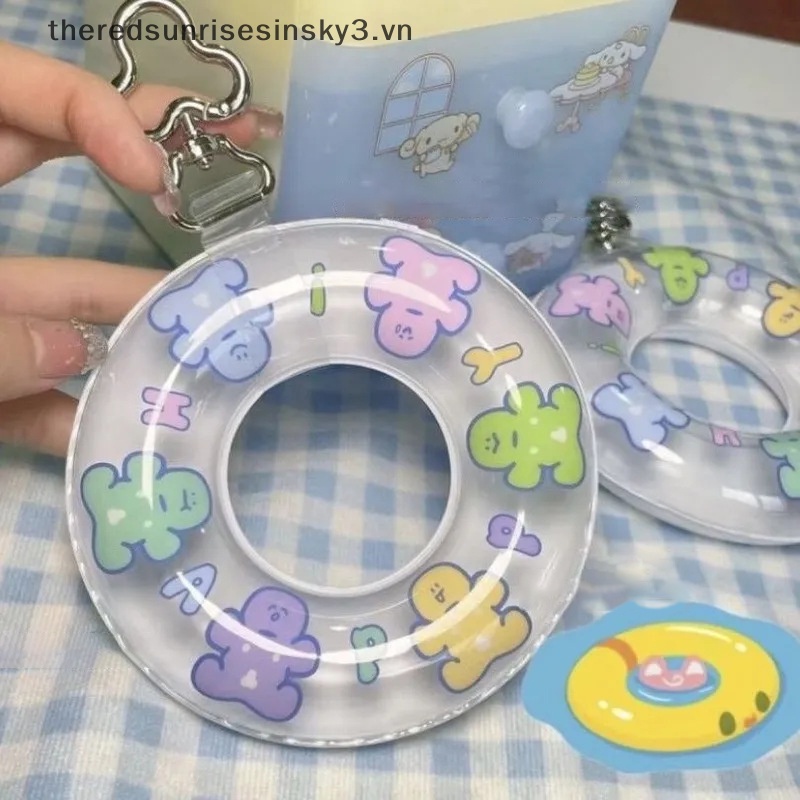 Móc Khóa Bơi Lội Mini Họa Tiết Hoạt Hình Dễ Thương Vui Nhộn