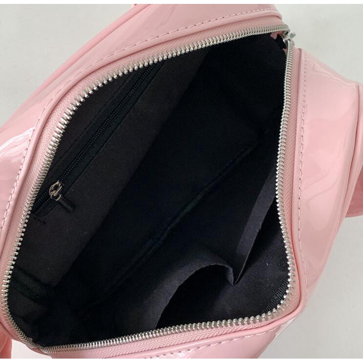 Túi Xách Da PU Bóng Thiết Kế Đơn Giản Thời Trang Mùa Hè Hàn Quốc