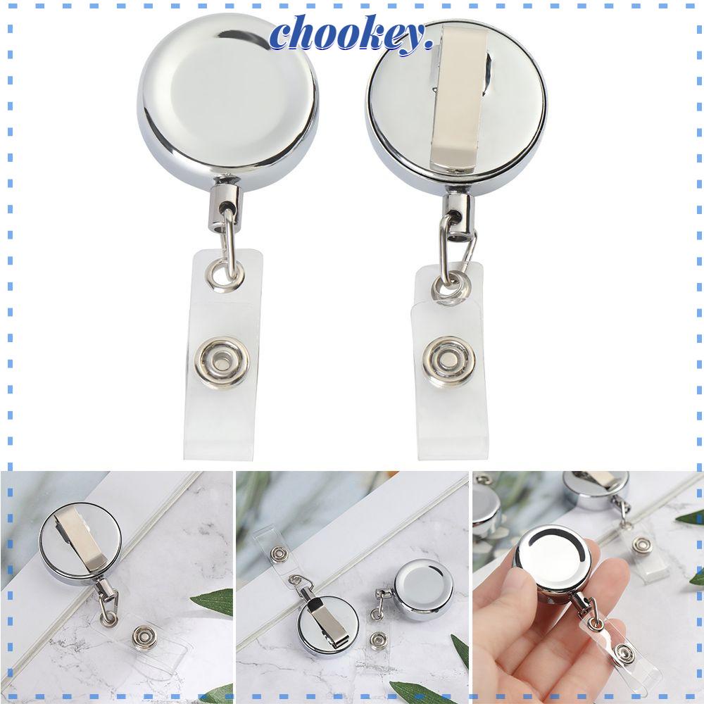 CHOOKEY 1 Dây Đeo Thẻ Tên Bằng Kim Loại Chống Thất Lạc