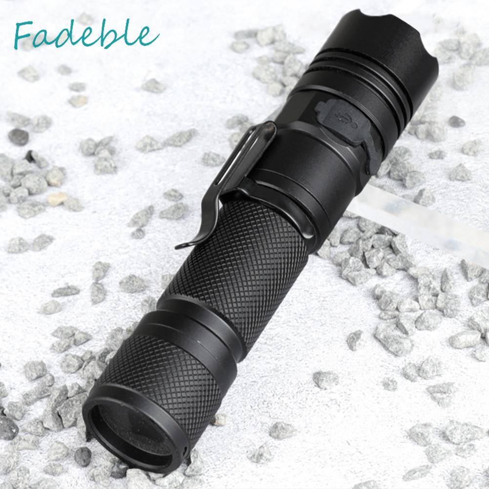 Đèn Pin LED XHP50 800LM 5 Chế Độ 1200mAh Sạc USB Tiện Dụng