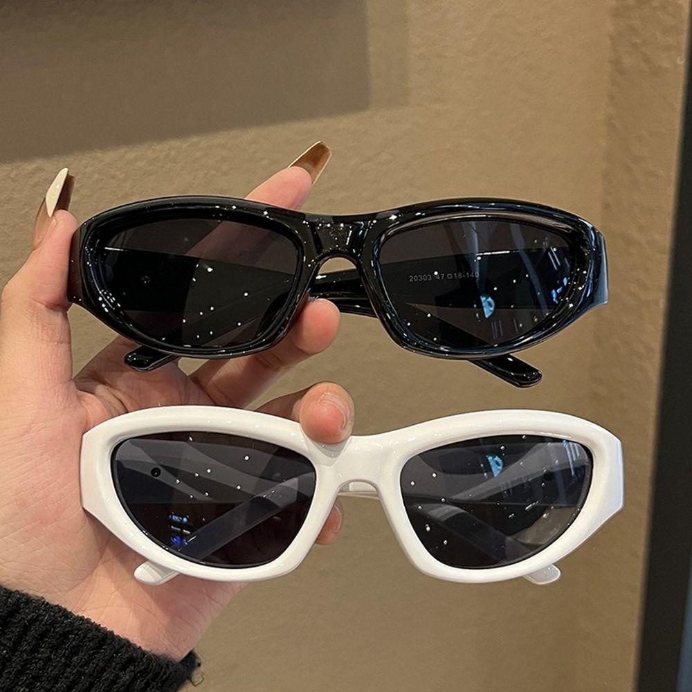 LOMBARD Kính Mát Mắt Mèo Y2K PC Phong Cách Punk Hàn Quốc Cổ Điển Dành Cho Thể Thao