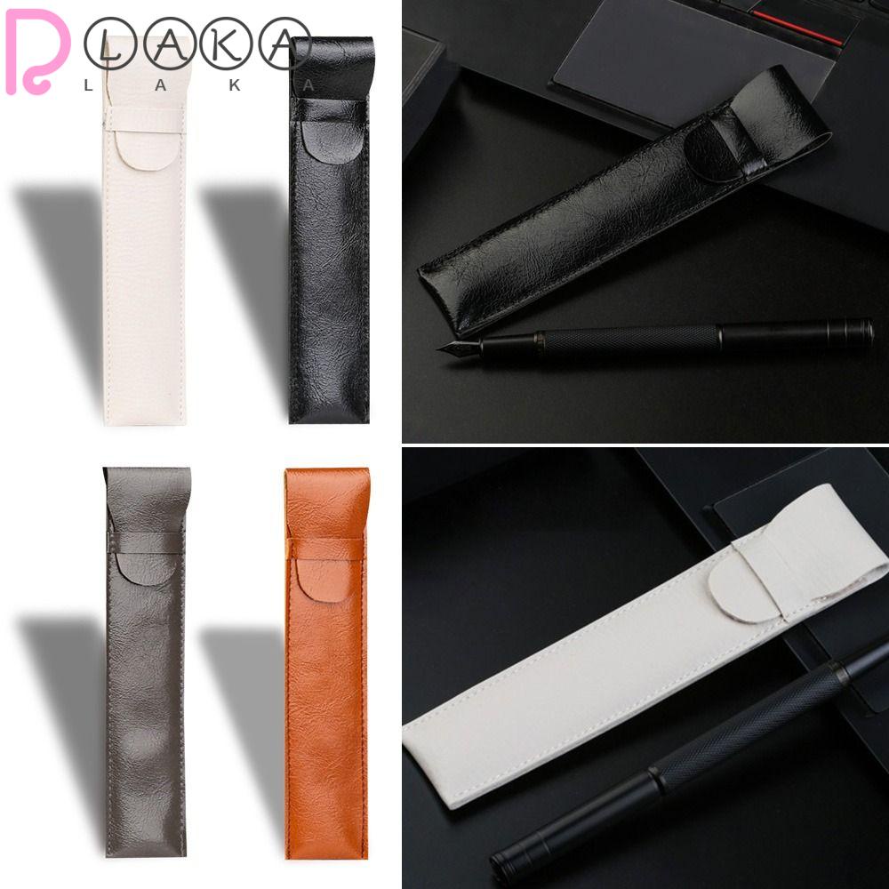 LAKAMIER Bộ 5 Túi Da PU Đựng Bút Tiện Dụng