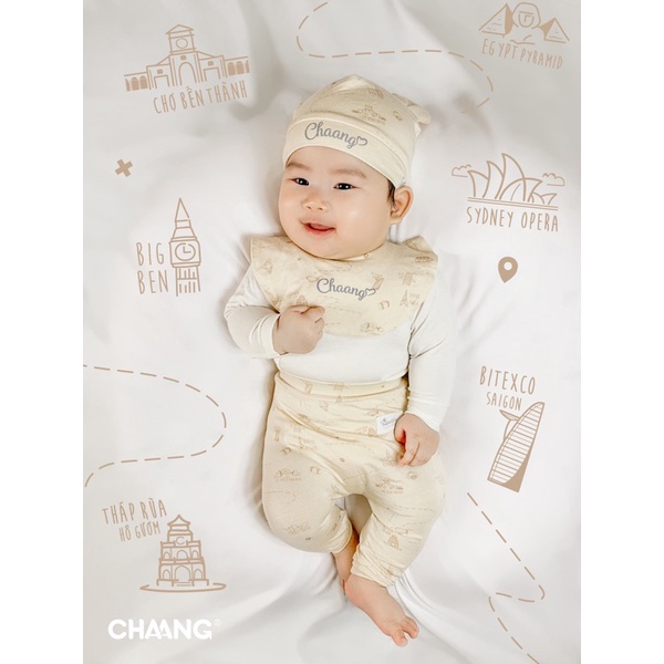 Chaang - Phụ kiện sơ sinh mũ, bao tay bao chân mềm mại cho bé