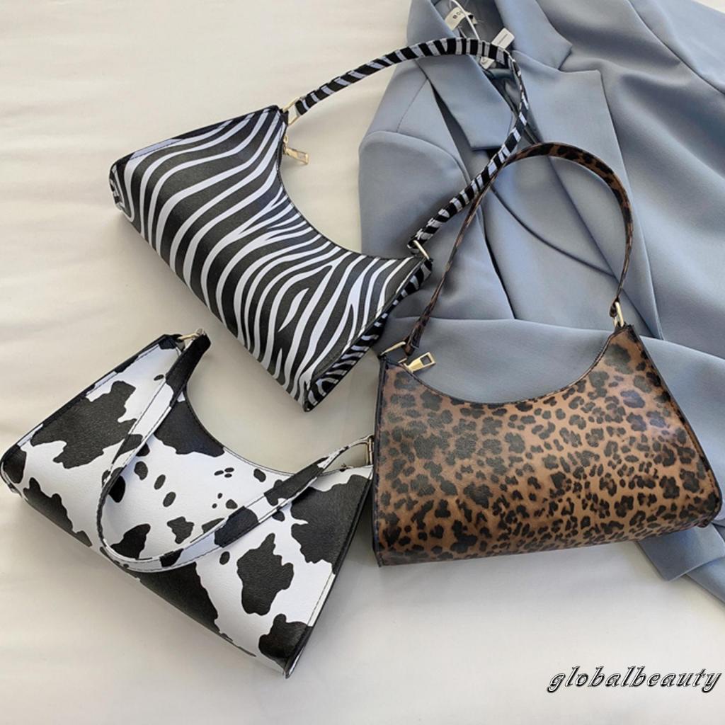 Túi Xách Da In Họa Tiết Động Vật Phong Cách Vintage Dành Cho Nữ