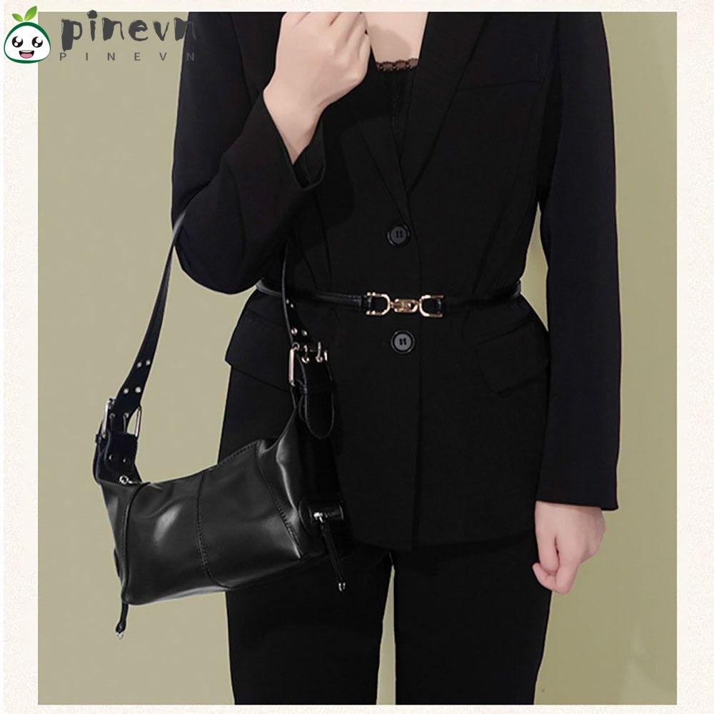 PINEVN Túi Xách Đeo Vai Phong Cách Retro Châu Âu Sành Điệu