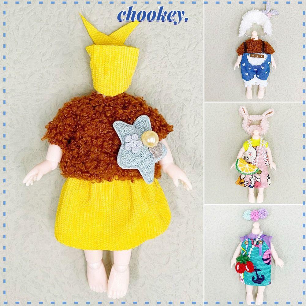 CHOOKEY Đầm Thời Trang 10 Kiểu Dành Cho Búp Bê Ob11 Gsc 16~17cm