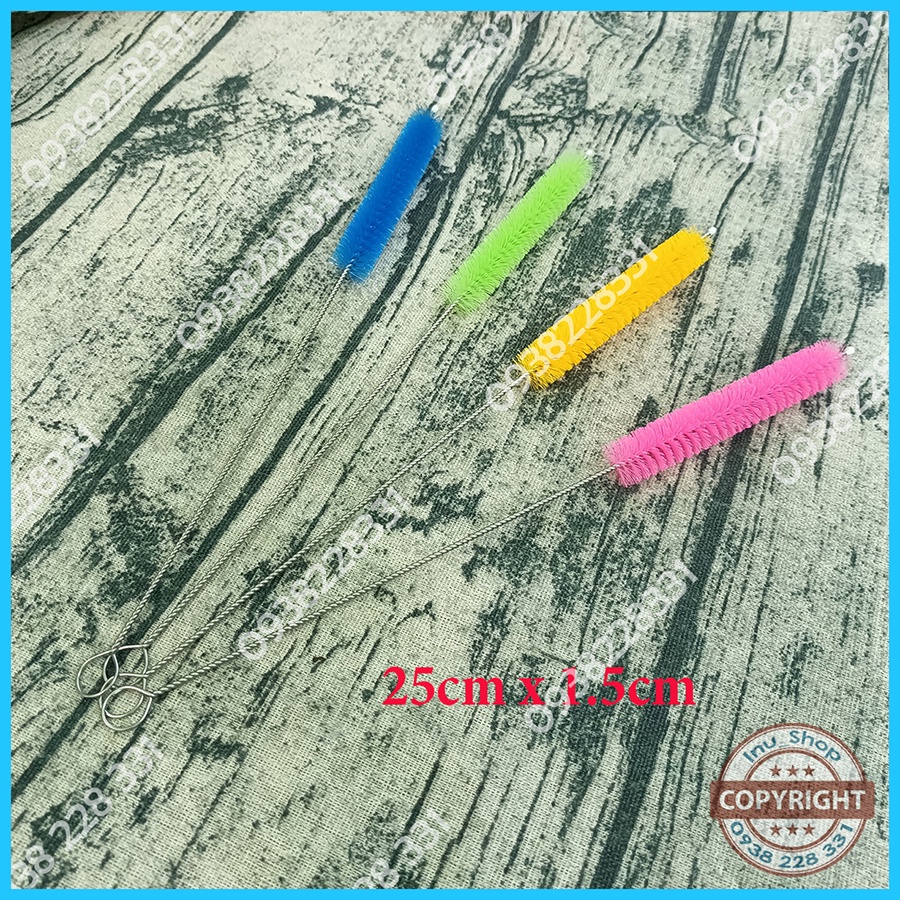 HCM - Cây vệ sinh ống hút lông vệ sinh dài đến 10cm giúp làm sạch gấp đôi và vệ sinh nhanh chóng