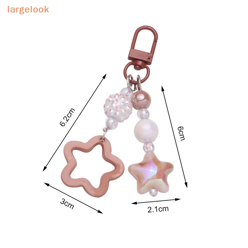 Móc Khóa Hình Ngôi Sao Năm Cánh Màu Gradient Thời Trang