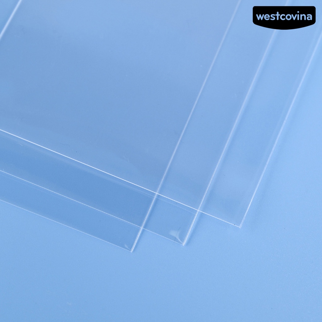 [WSTN]✎Set 50 Miếng Bọc Thẻ Trong Suốt Dày Dặn Chống Trầy Xước Không Chứa Axit