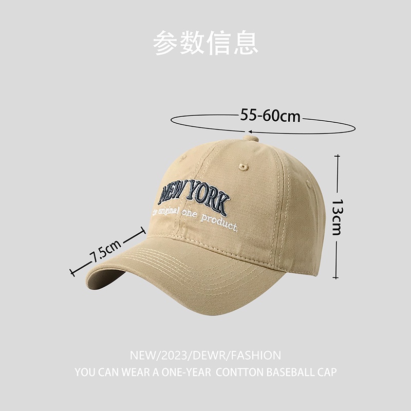 Mũ Lưỡi Trai Chống Nắng Mềm Mại Phong Cách Retro Mỹ Thời Trang Mùa Hè 2023