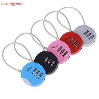1 chiếc 3.7*9cm mini 3 chữ số kết hợp vali hành lý du lịch mã khóa ổ khóa mới