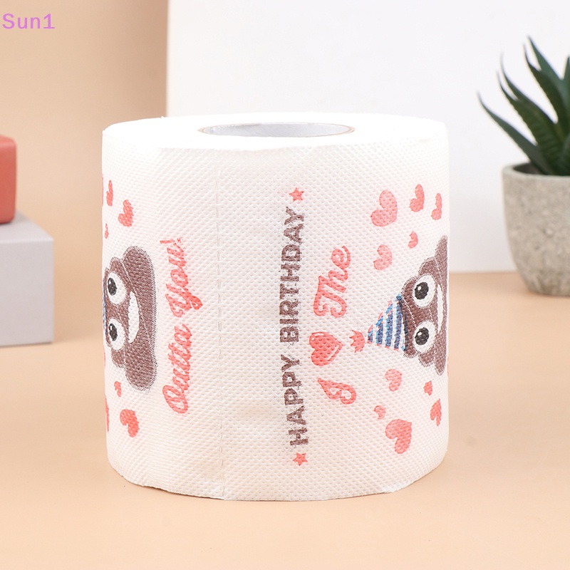 1 Cuộn Giấy Vệ Sinh Họa Tiết Vui Nhộn Dành Cho Nam Và Nữ Sun1 > 1 Cuộn