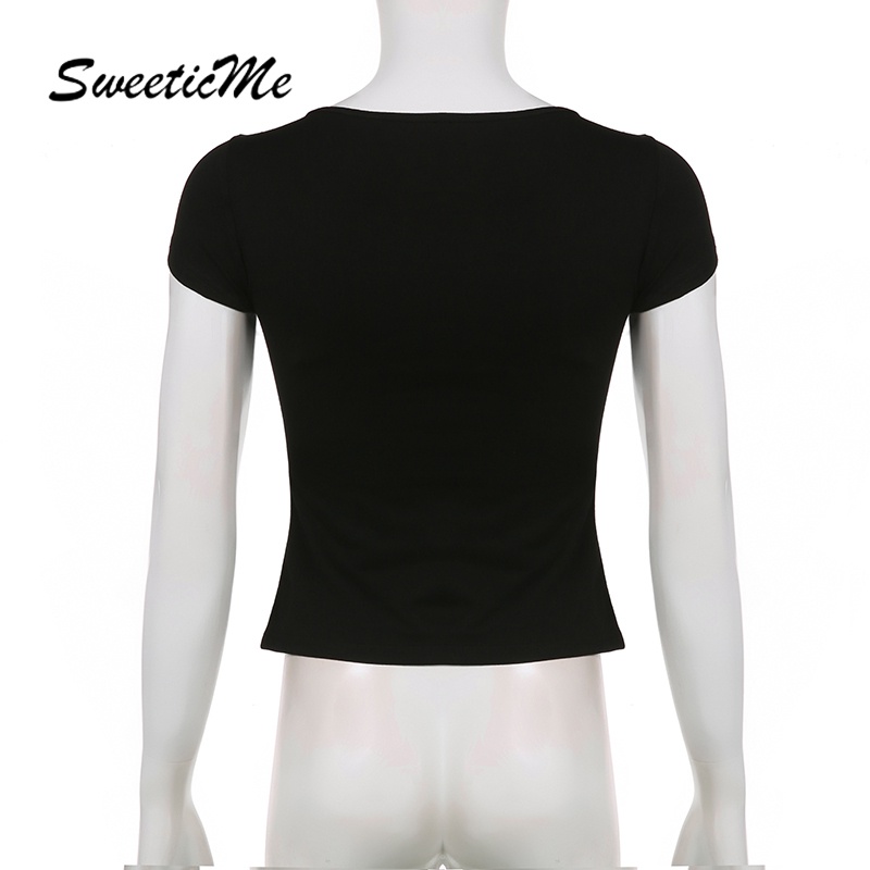 Áo Thun Tay Ngắn Cổ Tròn In Họa Tiết Thời Trang 2023 Cho Nữ