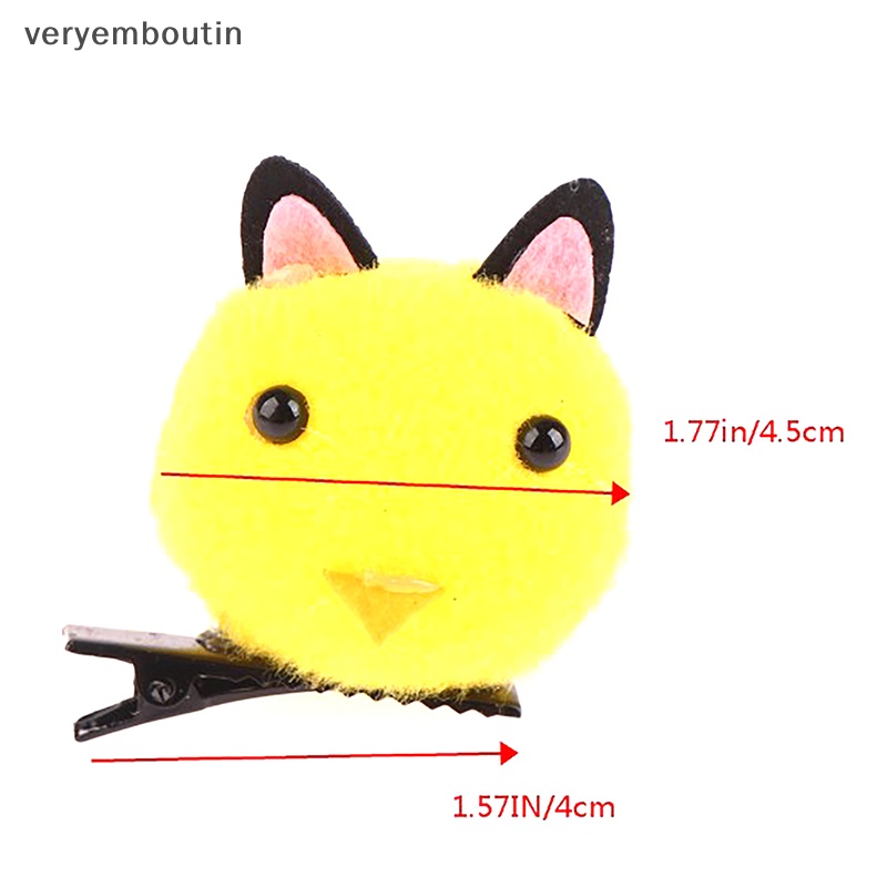 Kẹp Tóc Hình Gà Con 3D Ngộ Nghĩnh Cho Bé