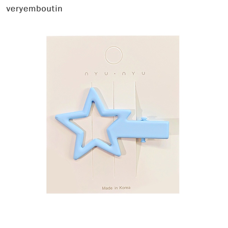 1 Kẹp Tóc Hình Ngôi Sao Phong Cách Hàn Quốc Cổ Điển Dành Cho Nữ