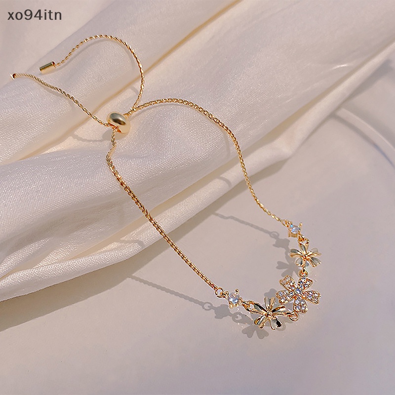 Vòng Tay Đính Đá Opal Màu Vàng Đồng Tùy Chỉnh Kích Thước Nhỏ Tinh Tế Thời Trang Cho Nữ