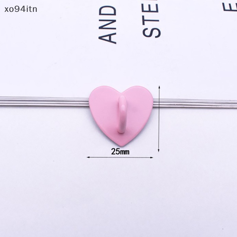 Tn Set 4 Nhẫn Móc Ngón Tay Giữ Điện Thoại Bằng Kim Loại Hình Trái Tim Đáng Yêu