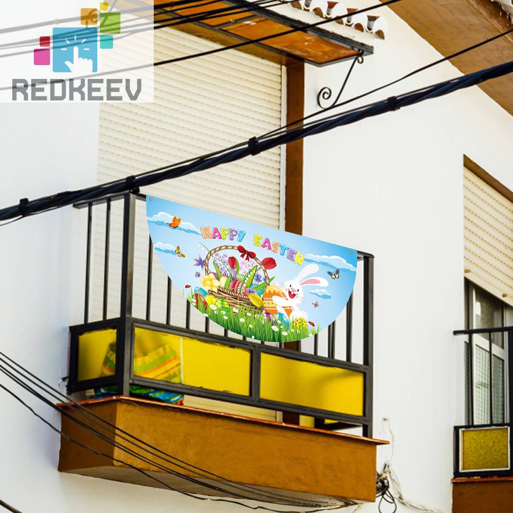 Cờ Trang Trí Hình Thỏ Hoạt Hình Chống Thấm Nước