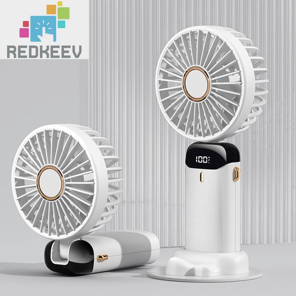 Quạt Làm Mát Mùa Hè Cầm Tay Có Thể Gập Lại Sạc Cổng USB Cho Hoạt