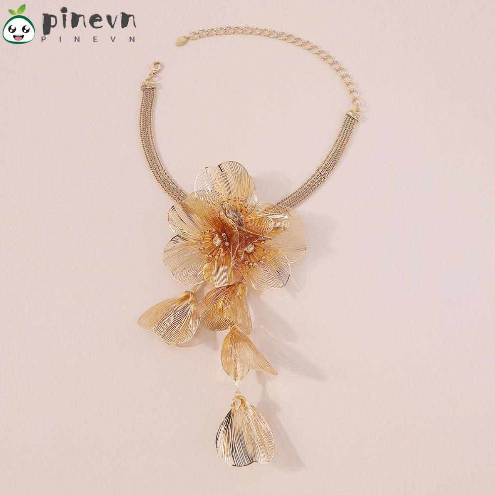 PINEVN Vòng Cổ Choker Kim Loại Sang Trọng
