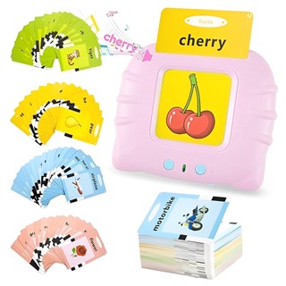 Early learning device flash cards reader machine flash card for kids reader kids preschool