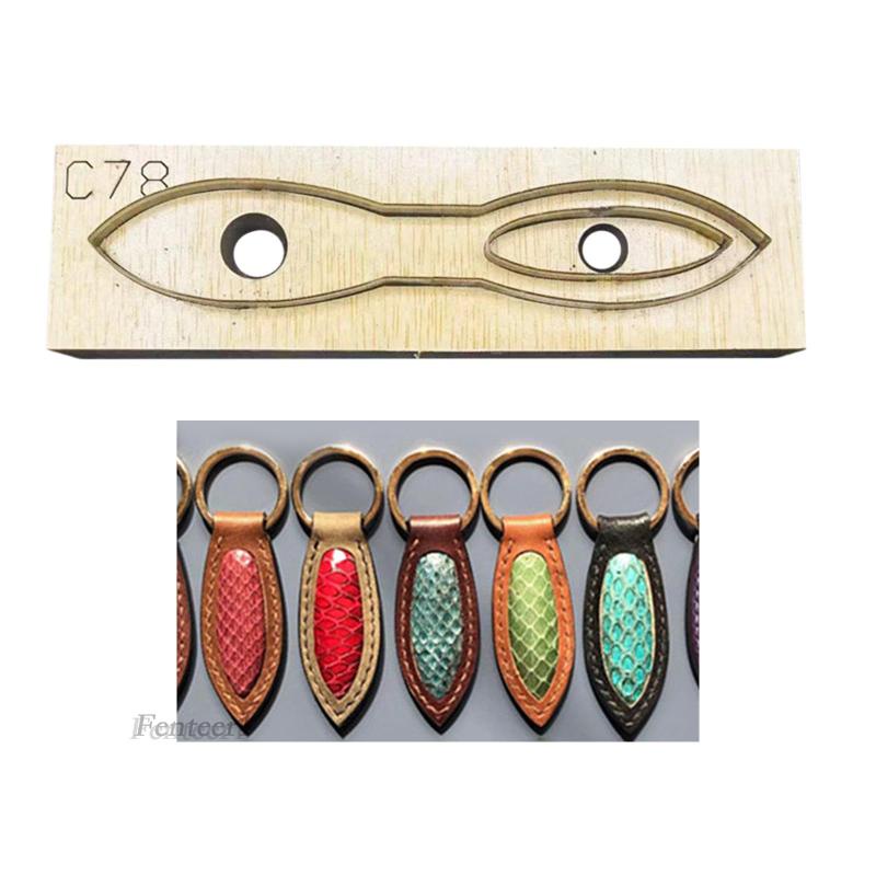 Dụng Cụ Cắt Vải Da Thủ Công Bằng Gỗ Dễ Sử Dụng DIY