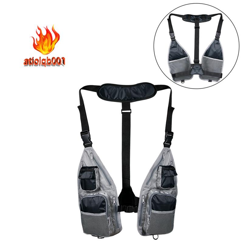 Áo Khoác Sát Nách Phối Lưới Thoáng Khí Có Thể Điều Chỉnh