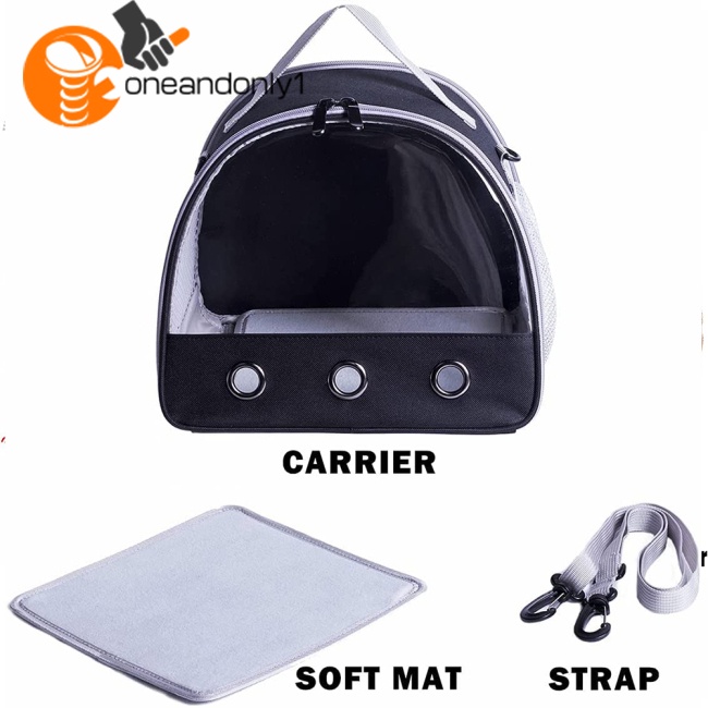 Túi Đựng Mini Bằng Vải Oxford Trong Suốt Cho Nhím Hamster / Sóc