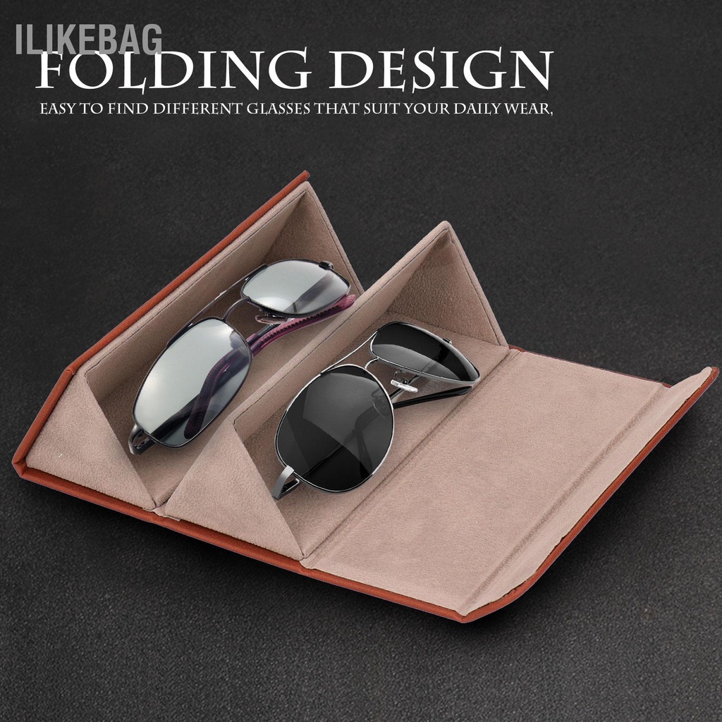 Ilikebag Kính râm di động Hộp đựng đồ sắp xếp du lịch kính trưng bày