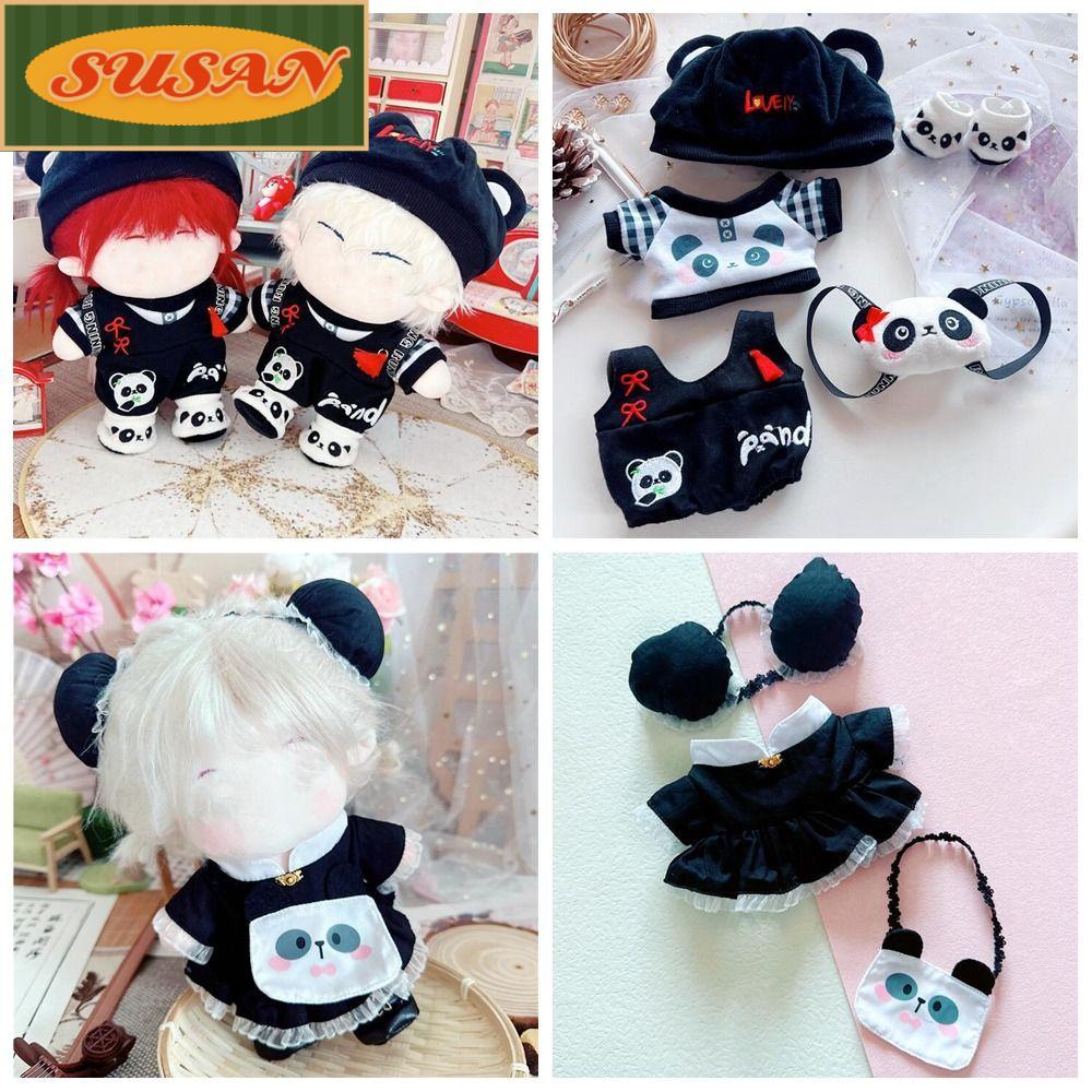 SUSANS 1 Bộ Quần Áo Phong Cách Trung Hoa Dành Cho Búp Bê 20CM