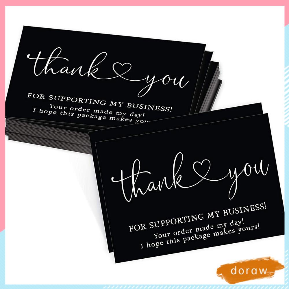 DORAW Nhãn Dán Thank You For Your Order 2.1x3.5 Inch