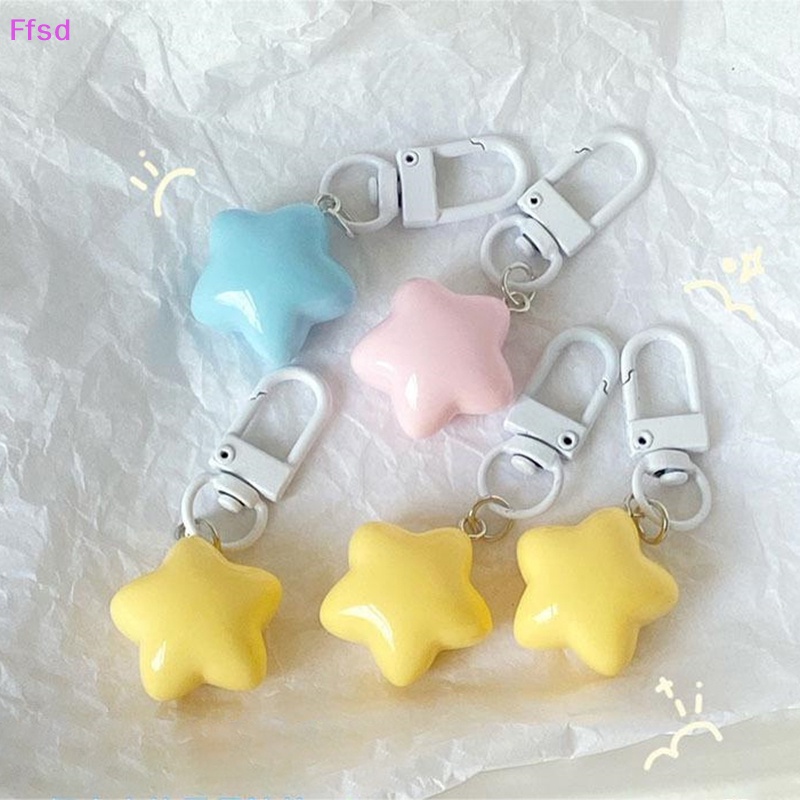 1 Móc Khóa Hình Ngôi Sao Hoạt Hình Dễ Thương