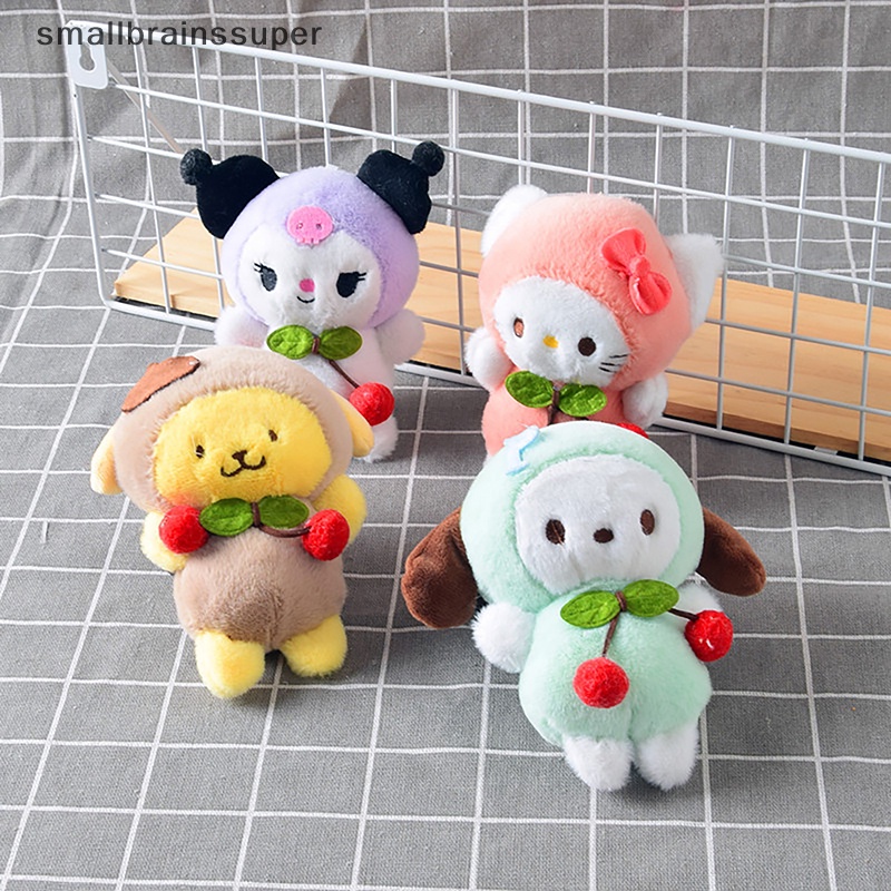 Búp Bê Nhồi Bông Hình Nhân Vật Hoạt Hình Sanrio Kuromi Cherry Cinnamoroll My Melody Dễ Thương Trang Trí Ba Lô / Túi Xách / Quà Tặng SBS