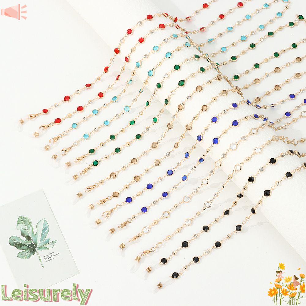 LEILY Dây Chuỗi Dài Đeo Mắt Kính Phong Cách Vintage