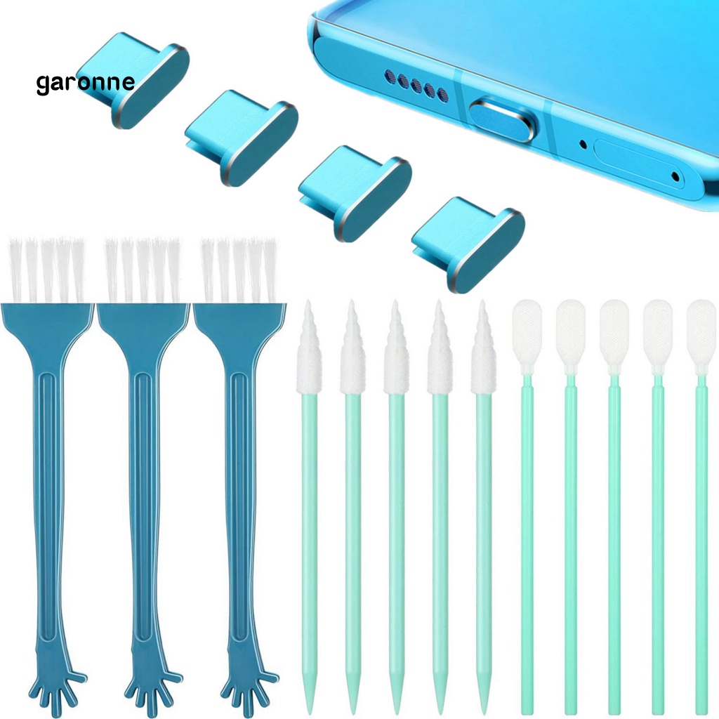 1 Bộ Nút Bịt Cổng Sạc Điện Thoại Mini Chống Bụi Dễ Lắp Đặt