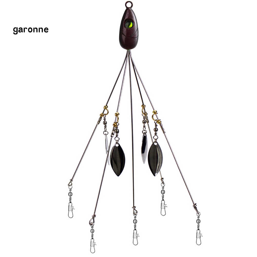 Mồi Giả Nhử Cá 5 Khúc 18g Gắn Kèm Dù Gắn Kèm Móc Câu Tiện Dụng