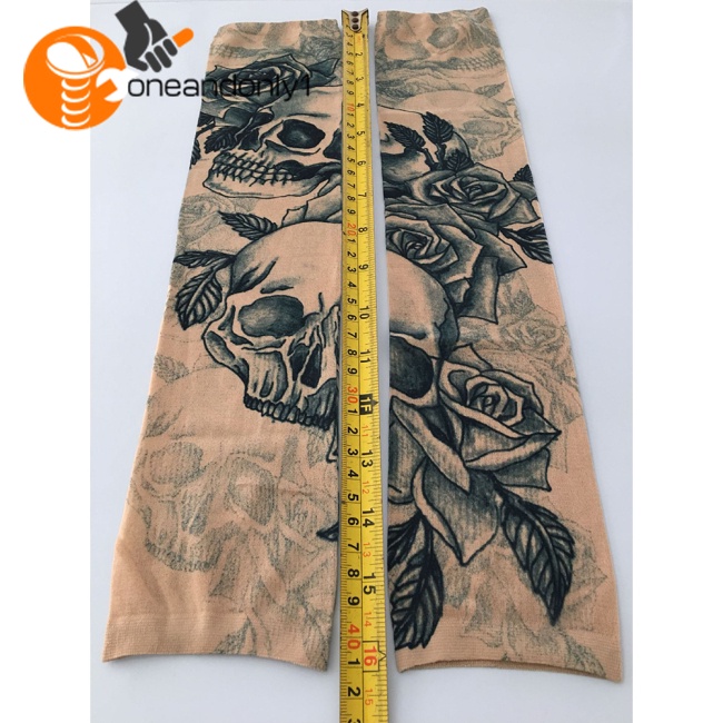 Vỏ Bọc Cánh Tay Bằng Nilon In Họa Tiết Hình Xăm Chống Nắng Thời Trang Mùa Hè Tiện Dụng