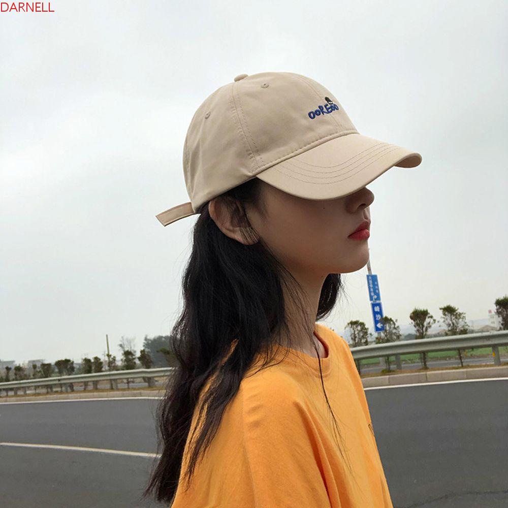 DARNELL Mũ Lưỡi Trai Cotton Màu Sắc Đa Dạng Thời Trang Phong Cách Hàn Quốc