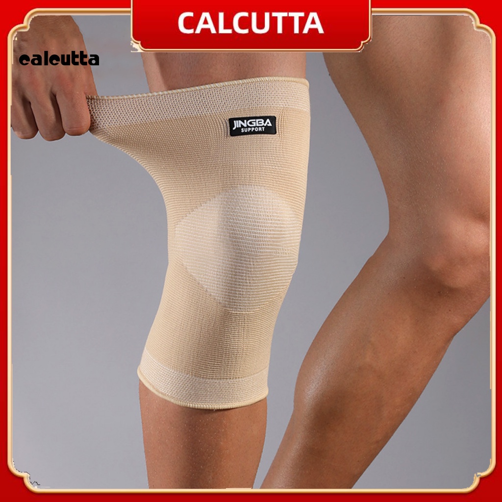 1 Băng Quấn Bảo Vệ Đầu Gối Bằng Nylon Mềm Co Giãn Chống Trượt Dùng Khi Chạy Bộ