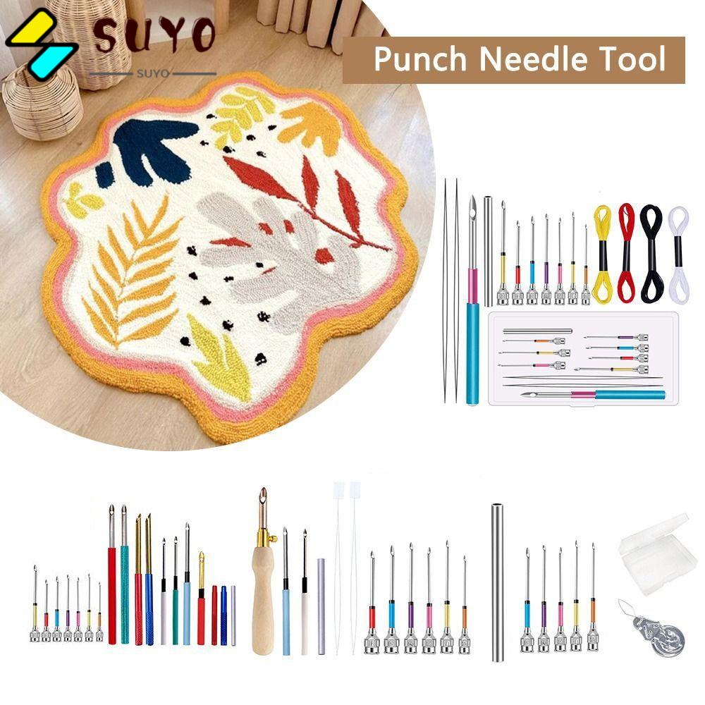 SUYO Kim Thêu May Vá DIY Có Thể Thay Đổi Đầu Thay Đổi