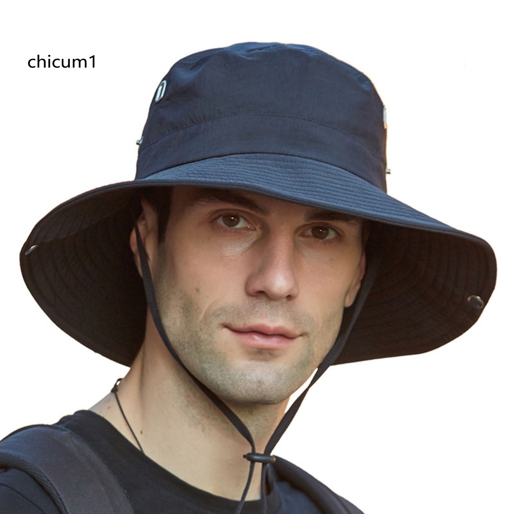 Mũ Tai Bèo Vành Rộng Chống Nắng Màu Sắc Thời Trang Mùa Hè Cho Nam Giới