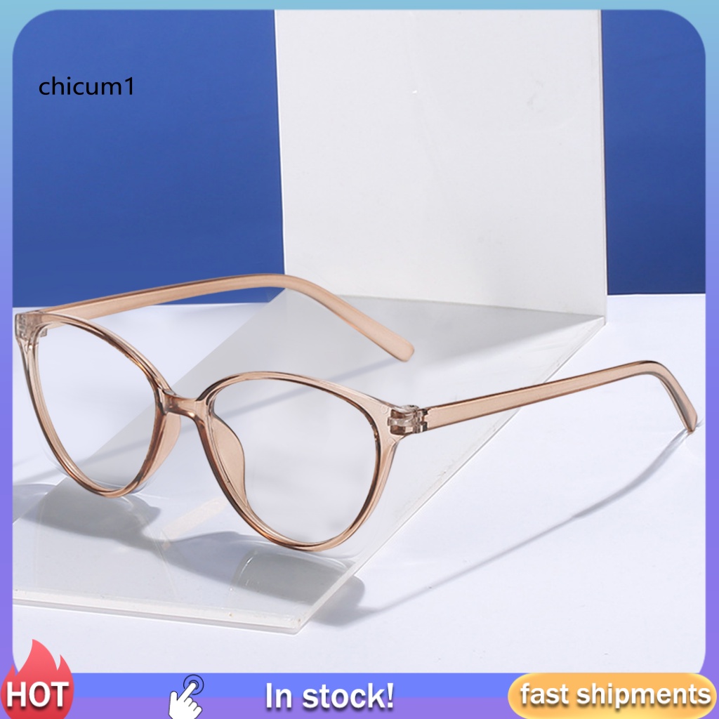 Kính Đọc Sách Gọng Tròn CC 0 Độ Chống Ánh Sáng Xanh Cho Học Sinh