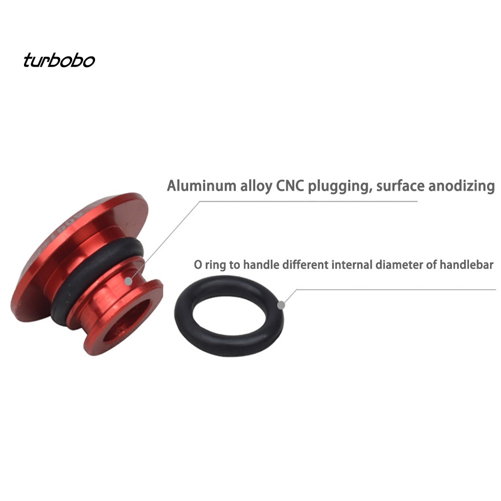 Set 2 Nút Gắn Tay Lái Xe Đạp Leo Núi Bằng Hợp Kim Nhôm Cao Cấp