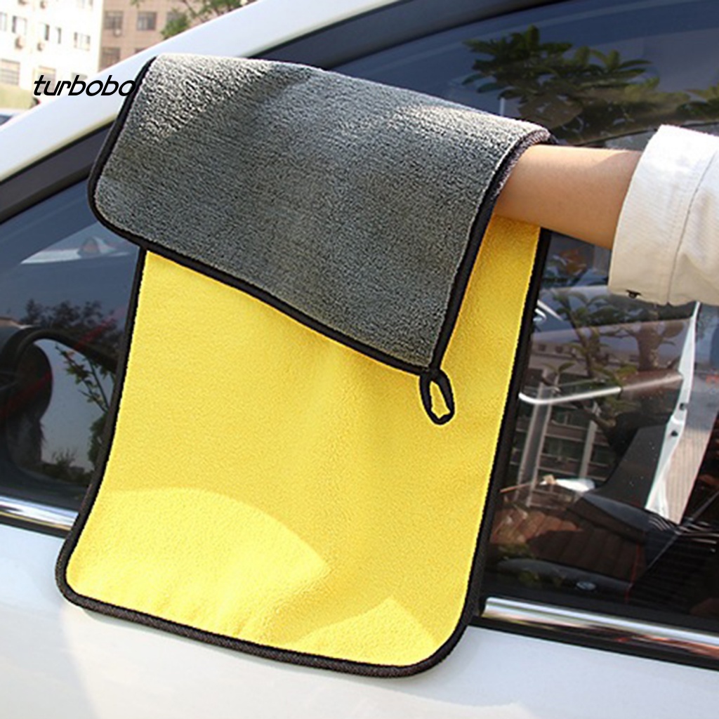 Khăn Lau Xe Hơi Hai Mặt Chất Liệu Microfiber Thấm Hút Nước Tốt Tiện Dụng