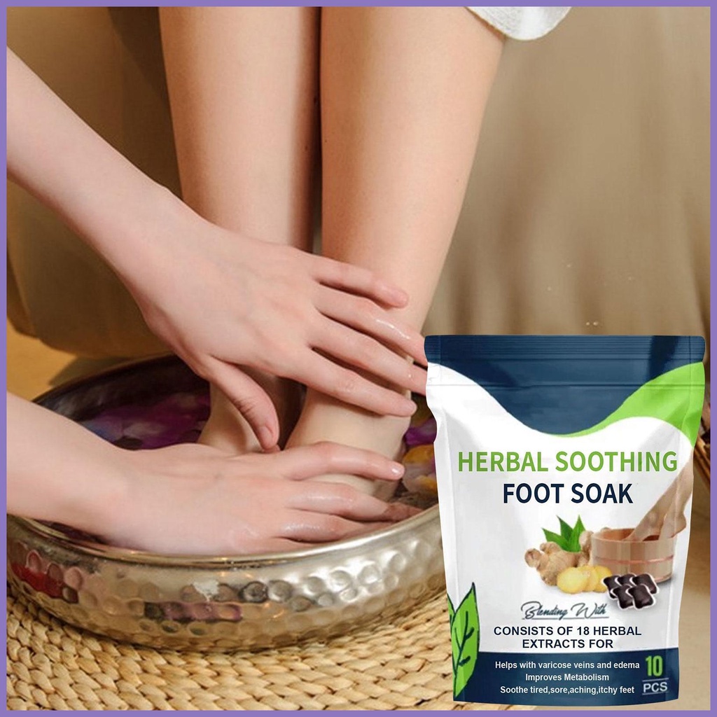 Set 10 Túi Ngâm Chân Thảo Dược Làm Mềm Và Giảm Đau Ngâm Chân Khônga2Vn