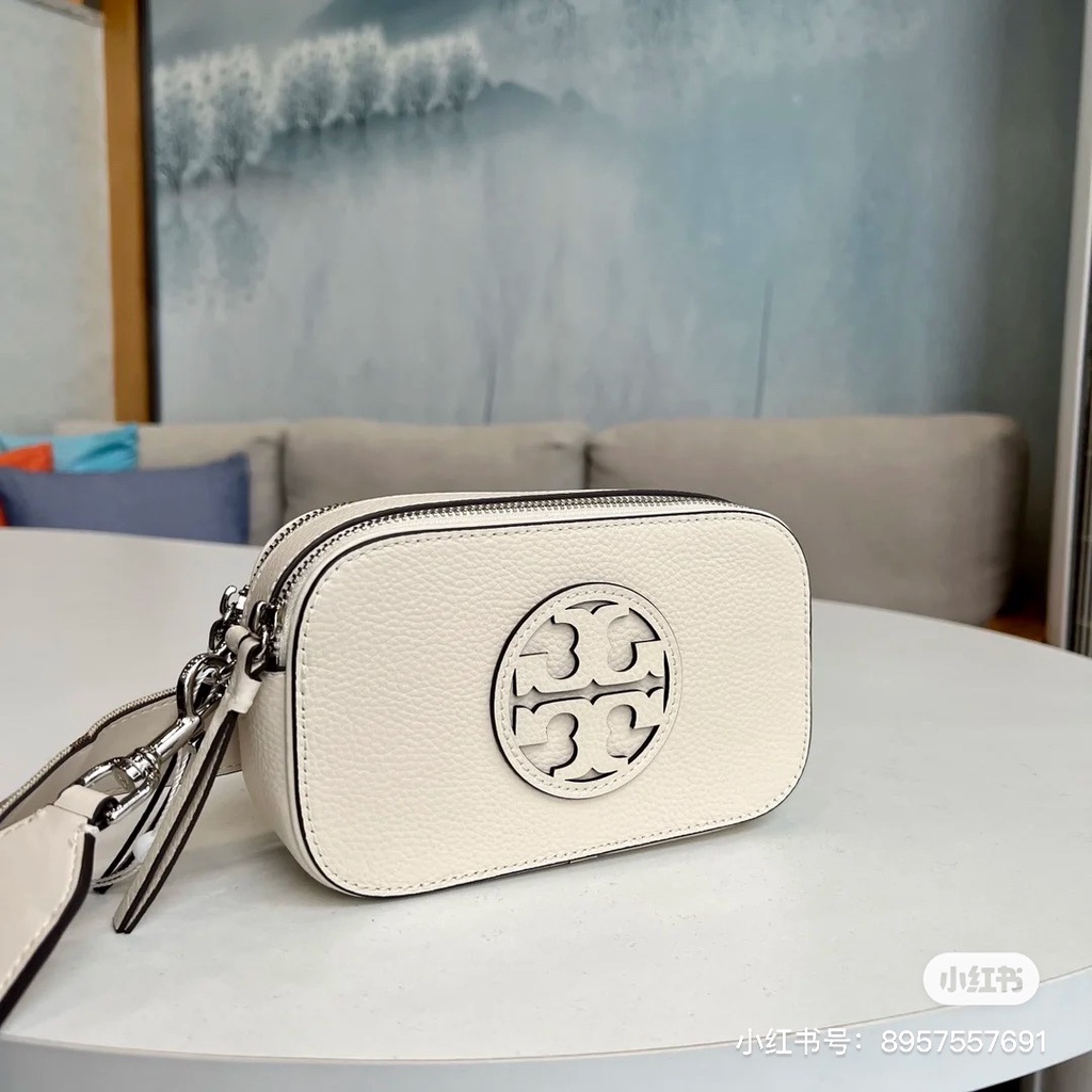 Túi Đeo Vai Tory Burch8373 Bằng Vải Canvas Phong Cách Retro Sang Trọng Dành Cho Nữ