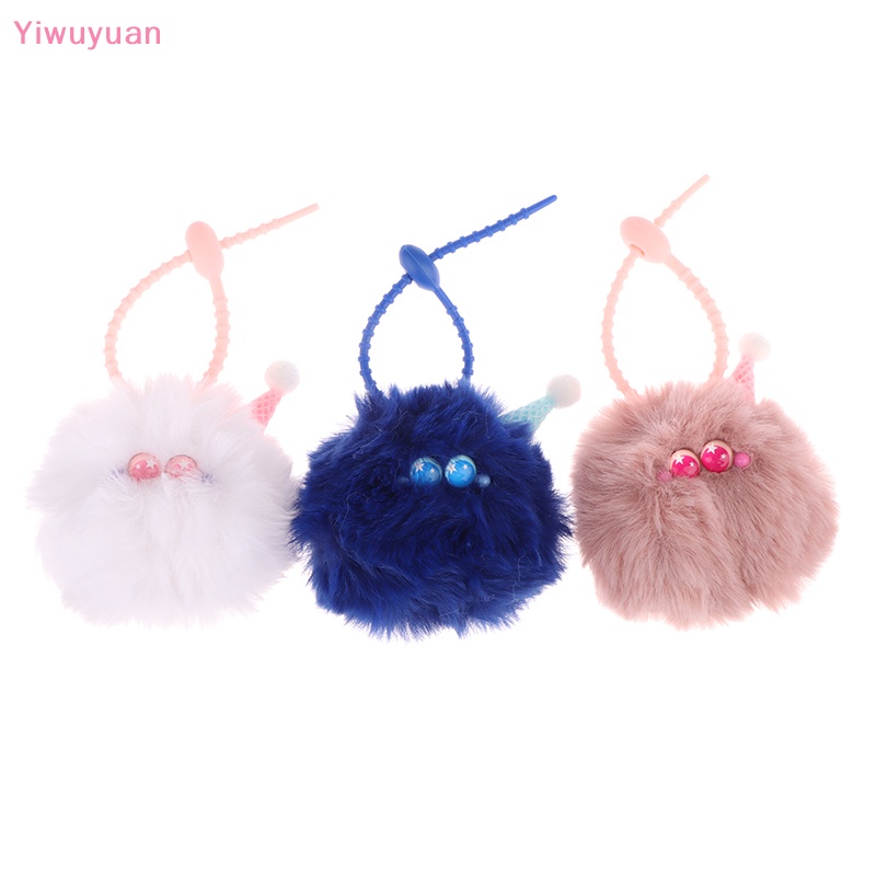 < Yiwuyuan > Móc Khóa Hình Thú Nhồi Bông Mềm Mại Dễ Thương Trang Trí Ba Lô / Ô Tô